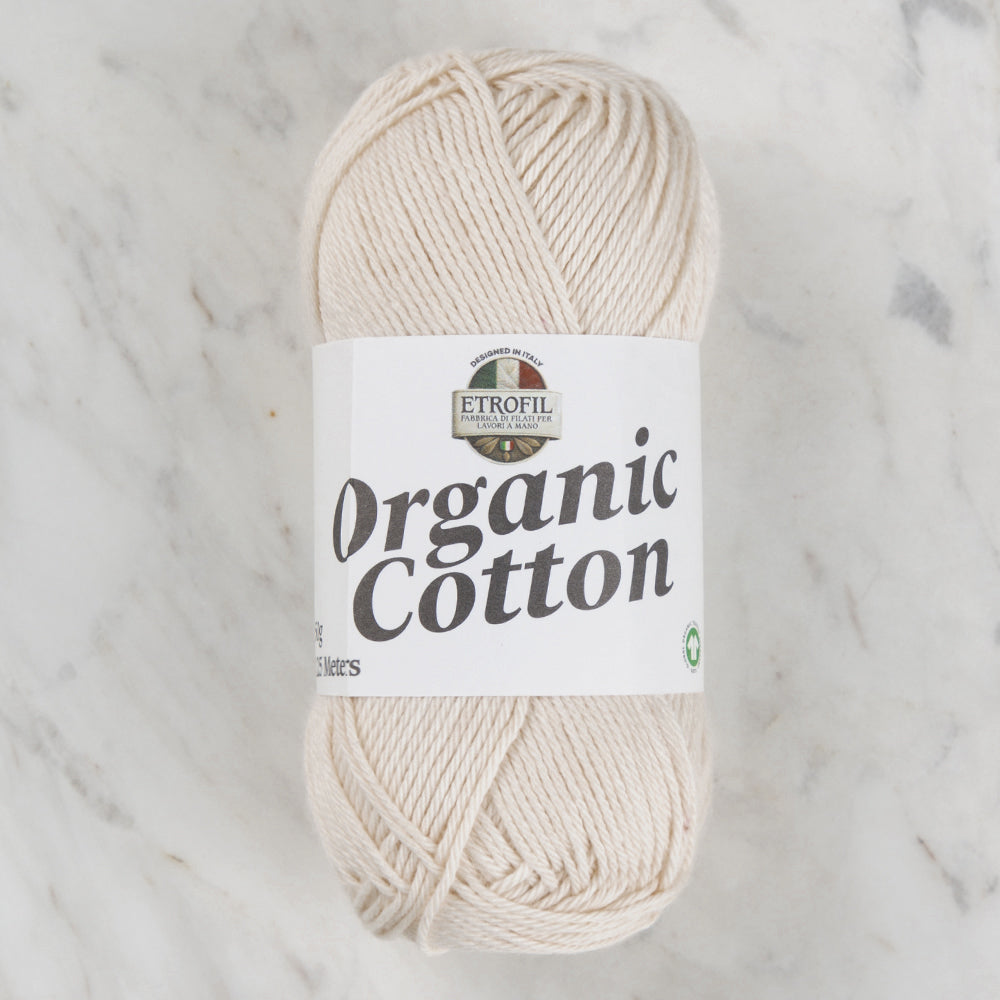 Etrofil Organic Cotton Krem El Örgü İpi - 71089