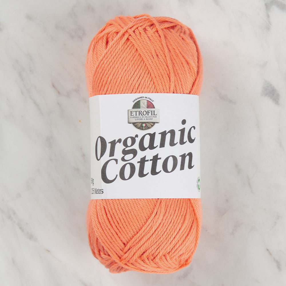 Etrofil Organic Cotton Turuncu El Örgü İpi - 72285