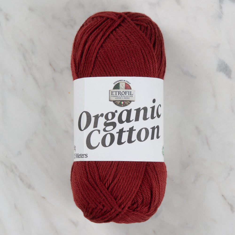 Etrofil Organic Cotton Vişne El Örgü İpi - 72289