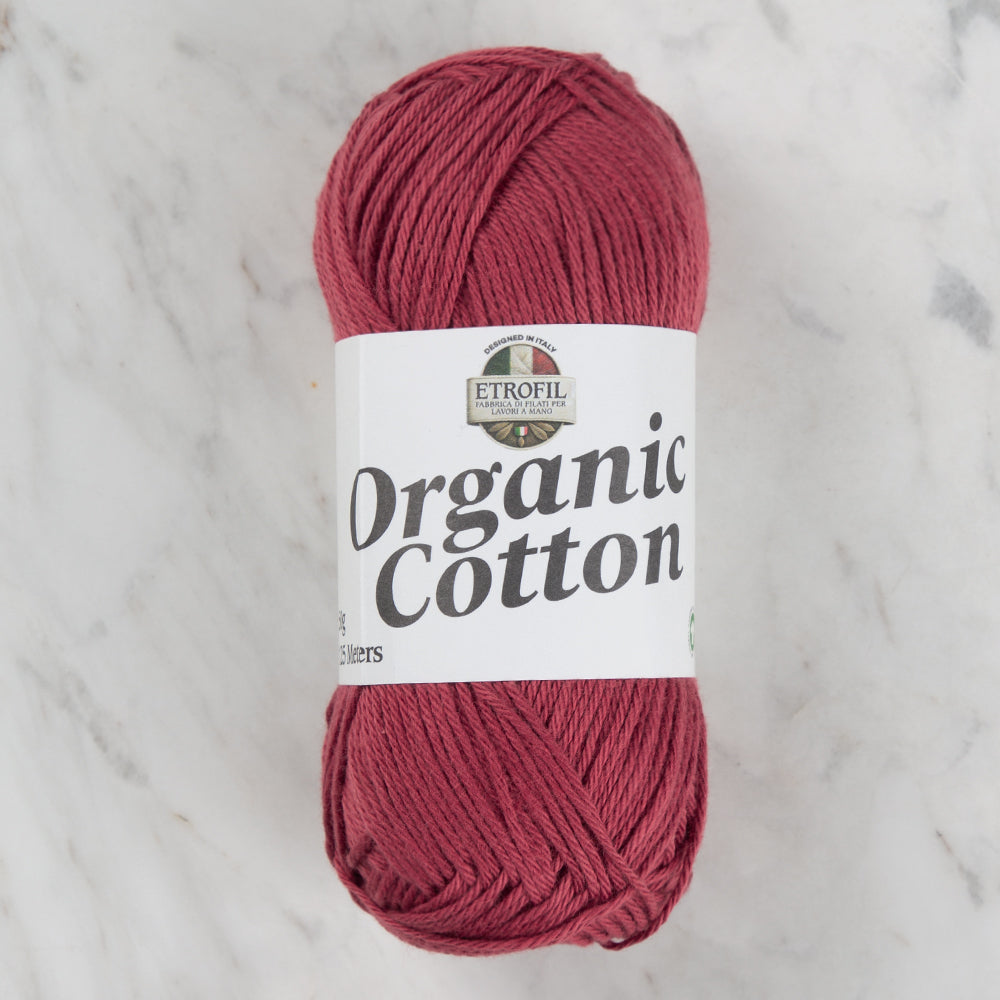 Etrofil Organic Cotton Vişne El Örgü İpi - 72292
