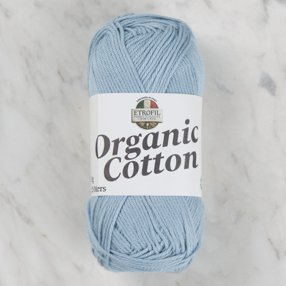 Etrofil Organic Cotton Mavi El Örgü İpi - 75425