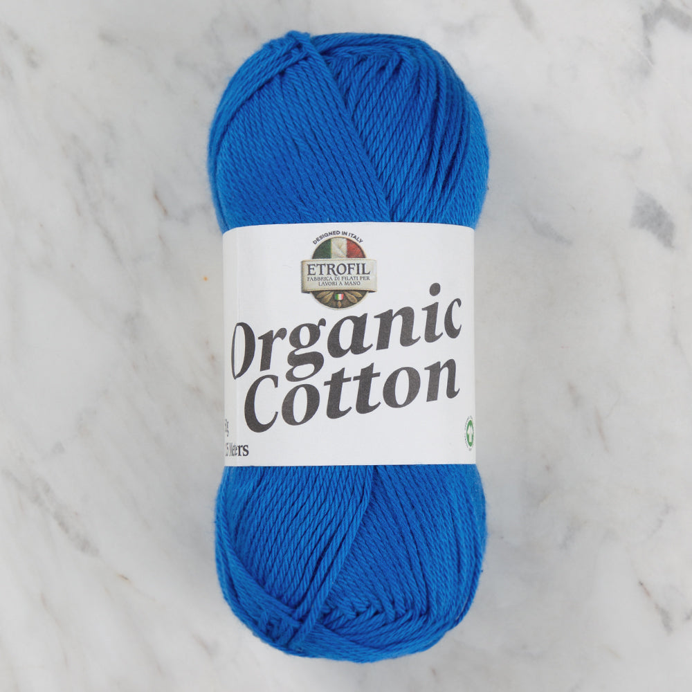 Etrofil Organic Cotton Mavi El Örgü İpi - 75431