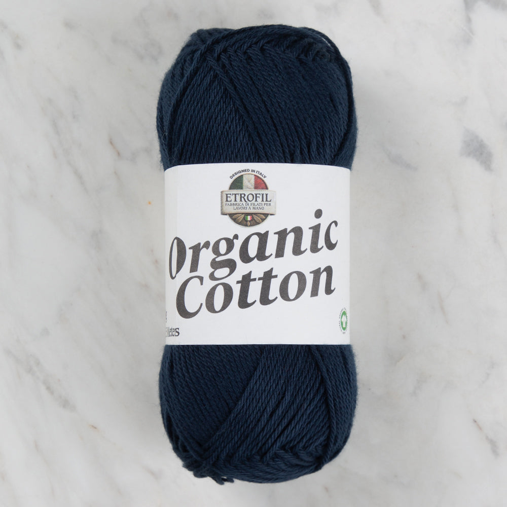 Etrofil Organic Cotton Lacivert El Örgü İpi - 75432
