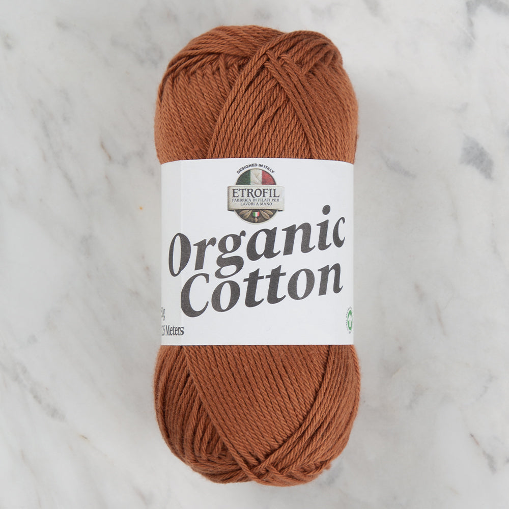 Etrofil Organic Cotton Kahverengi El Örgü İpi - 77222
