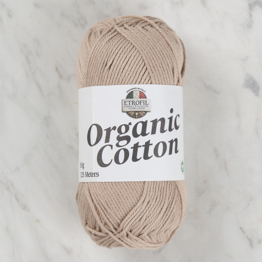 Etrofil Organic Cotton Bej El Örgü İpi - 77226
