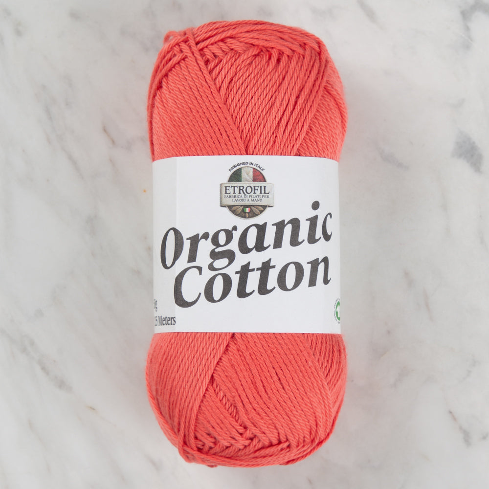 Etrofil Organic Cotton Mercan El Örgü İpi - 73436