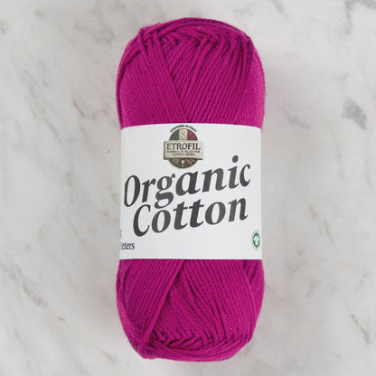 Etrofil Organic Cotton Fuşya El Örgü İpi - 73438