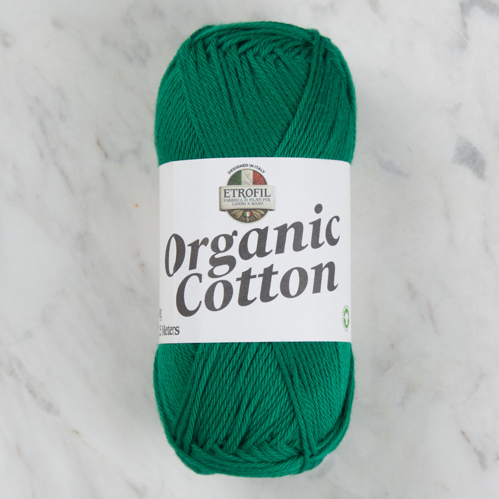 Etrofil Organic Cotton Yeşil El Örgü İpi - 74378