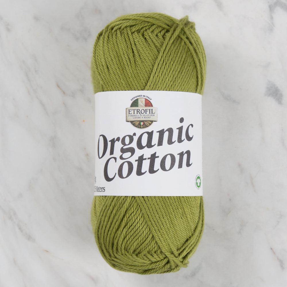 Etrofil Organic Cotton Yeşil El Örgü İpi - 74386