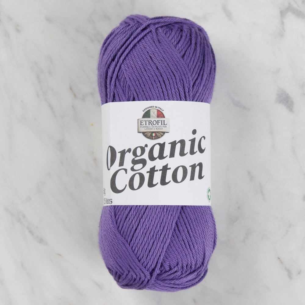 Etrofil Organic Cotton Mor El Örgü İpi - 76149