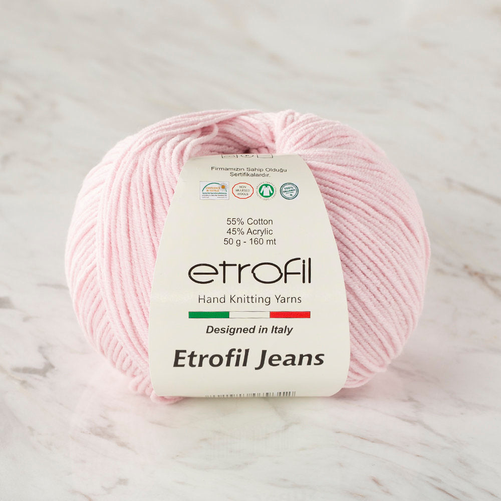 Etrofil Jeans Pembe El Örgü İpi - 033