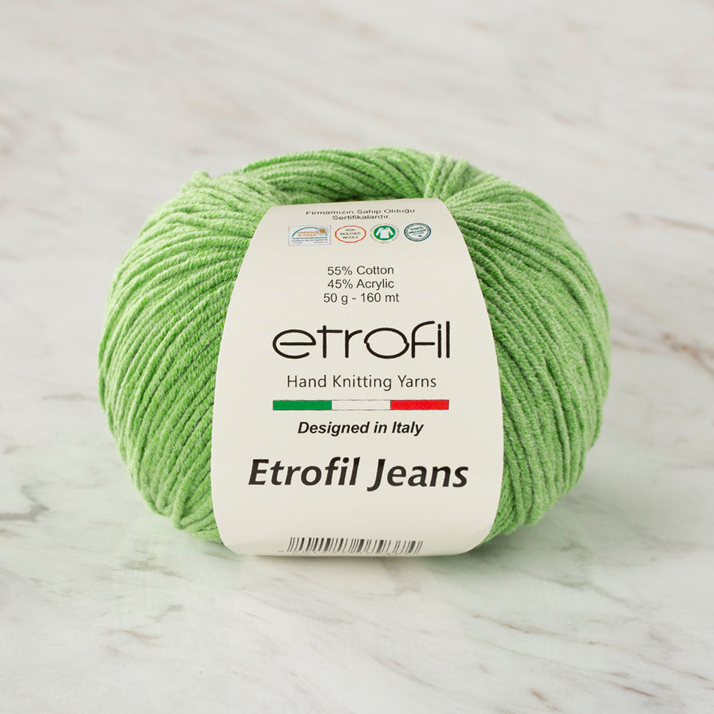 Etrofil Jeans Yeşil El Örgü İpi - 039