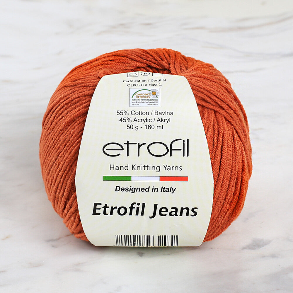 Etrofil Jeans Kiremit El Örgü İpi - 060