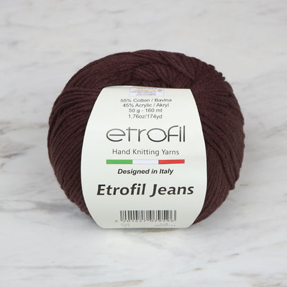 Etrofil Jeans Kahverengi El Örgü İpi - 061