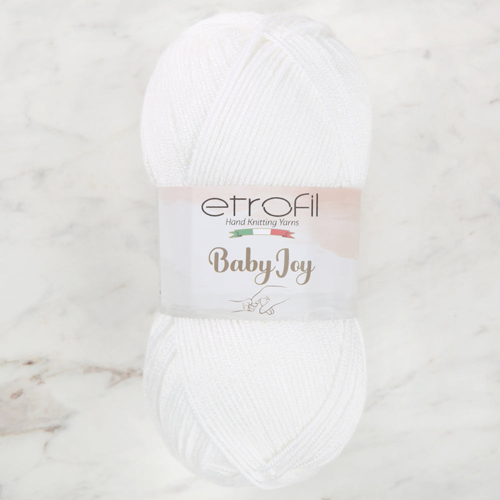 Etrofil Baby Joy Beyaz El Örgü İpi - 80001