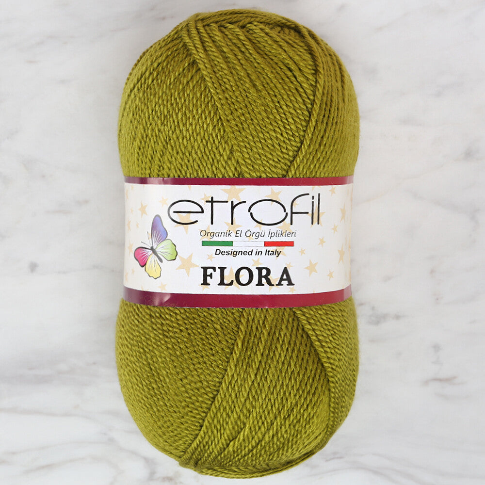 Etrofil Flora Yeşil El Örgü İpi -70490