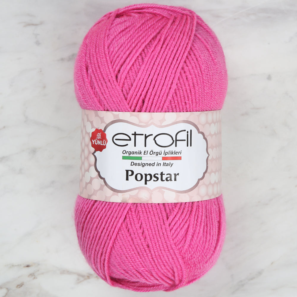 Etrofil Popstar Pembe El Örgü İpi - 73308