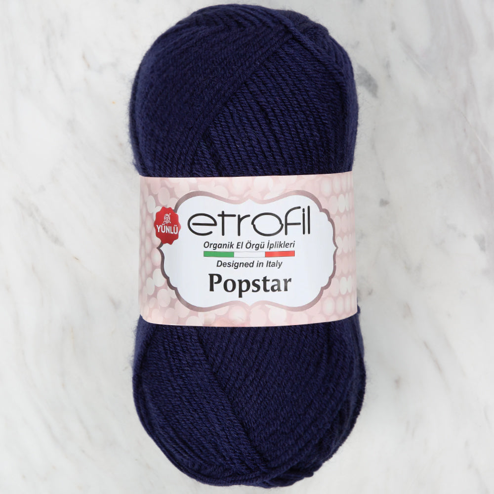 Etrofil Popstar Lacivert El Örgü İpi - 75318