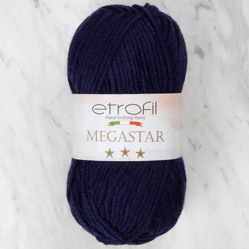 Etrofil Megastar Lacivert El Örgü İpi - 75318