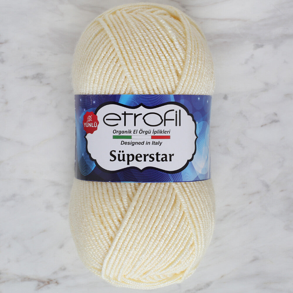 Etrofil Süperstar Krem El Örgü İpi - 70299