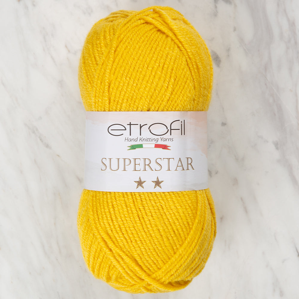 Etrofil Süperstar Sarı El Örgü İpi - 72191