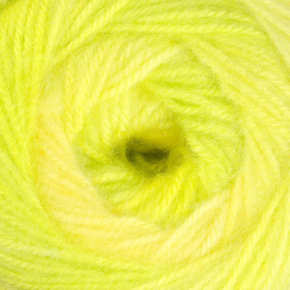 Etrofil Fluffy Neon Sarı El Örgü İpi - SE1148