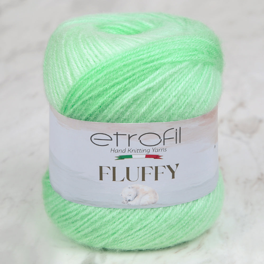 Etrofil Fluffy Yeşil El Örgü İpi - SE1142