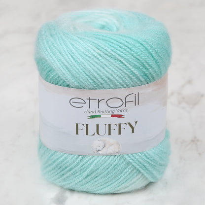 Etrofil Fluffy Mint Yeşili El Örgü İpi - SE1146