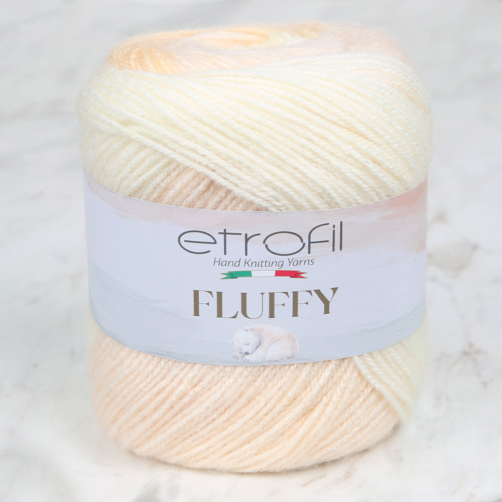Etrofil Fluffy Krem El Örgü İpi - SE1153