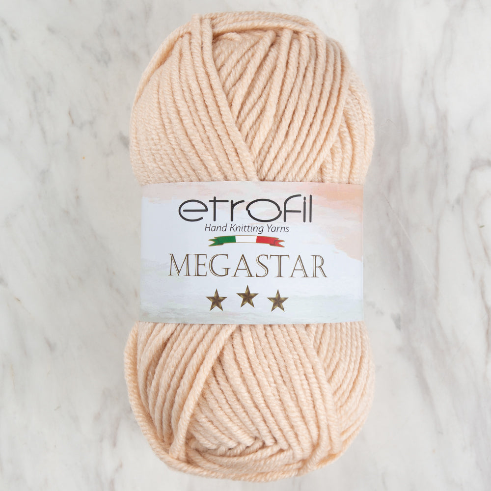 Etrofil Megastar Açık Bej El Örgü İpi - 77178