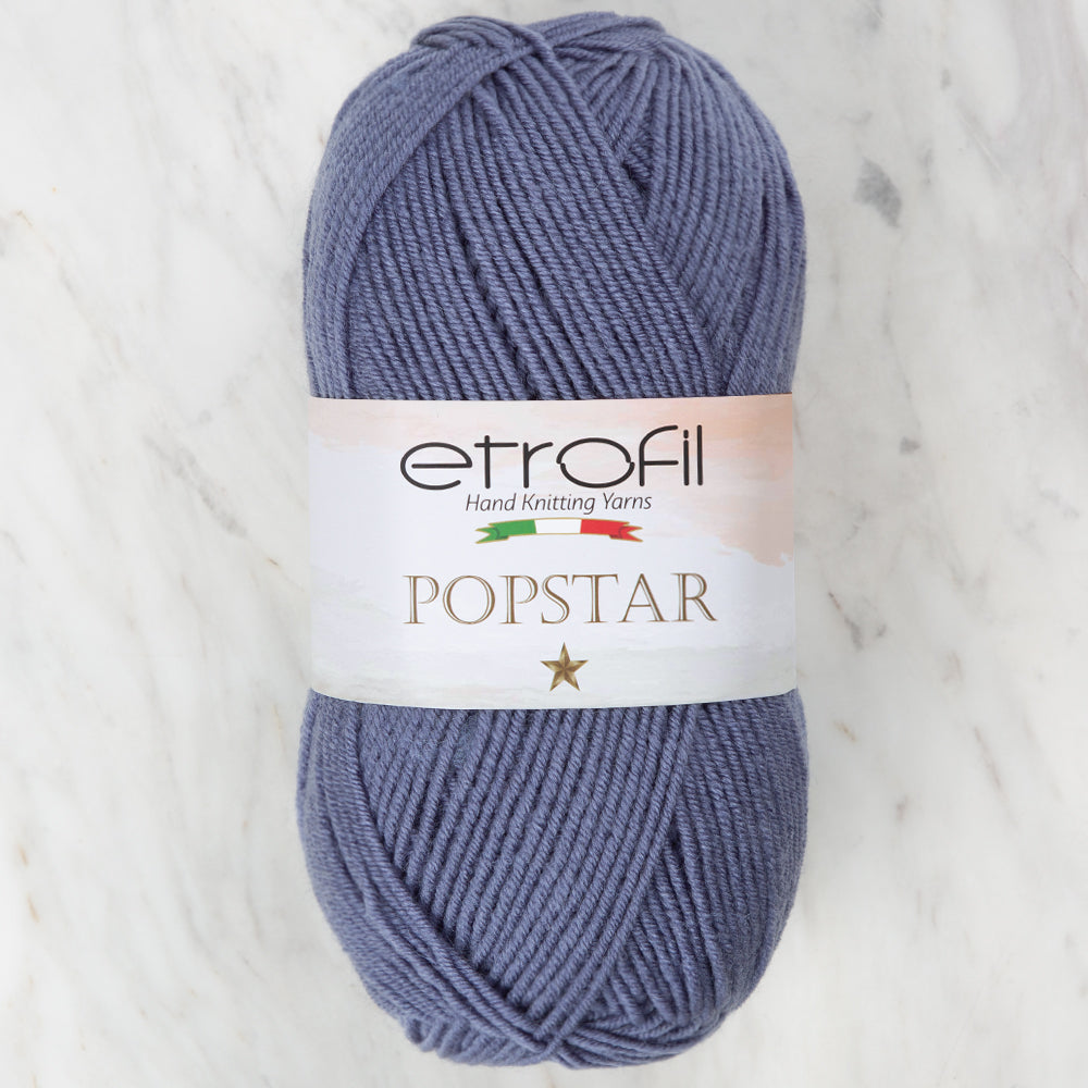 Etrofil Popstar Mavi El Örgü İpi - 75374