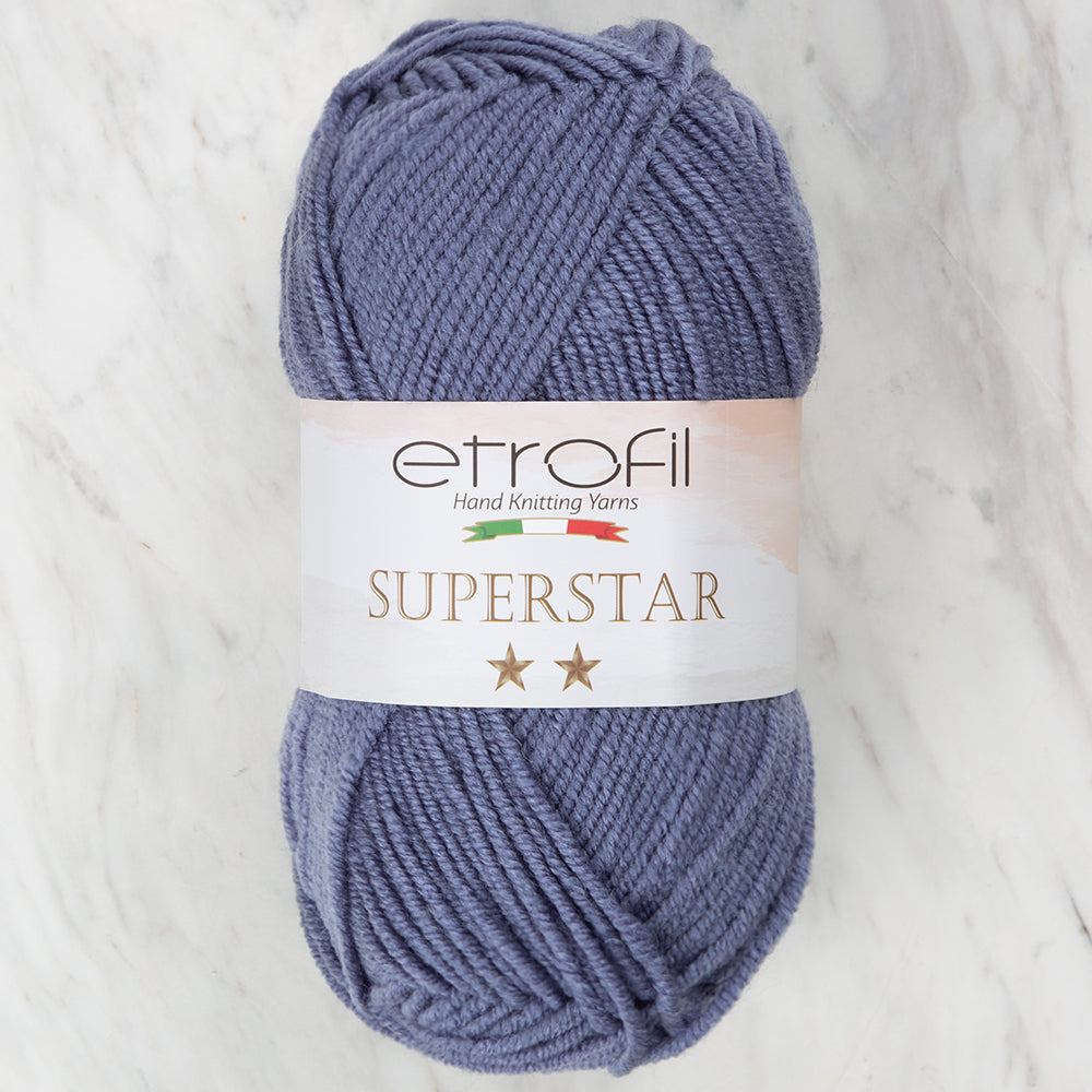 Etrofil Süperstar Mavi El Örgü İpi - 75374