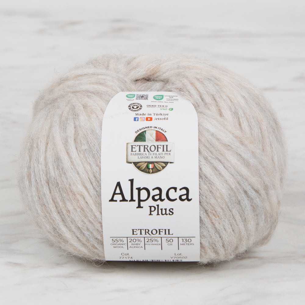 Etrofil Alpaca Plus Bej El Örgü İpi - 77174