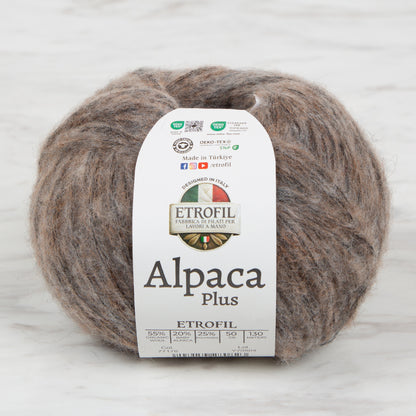 Etrofil Alpaca Plus Kahverengi El Örgü İpi - 77176