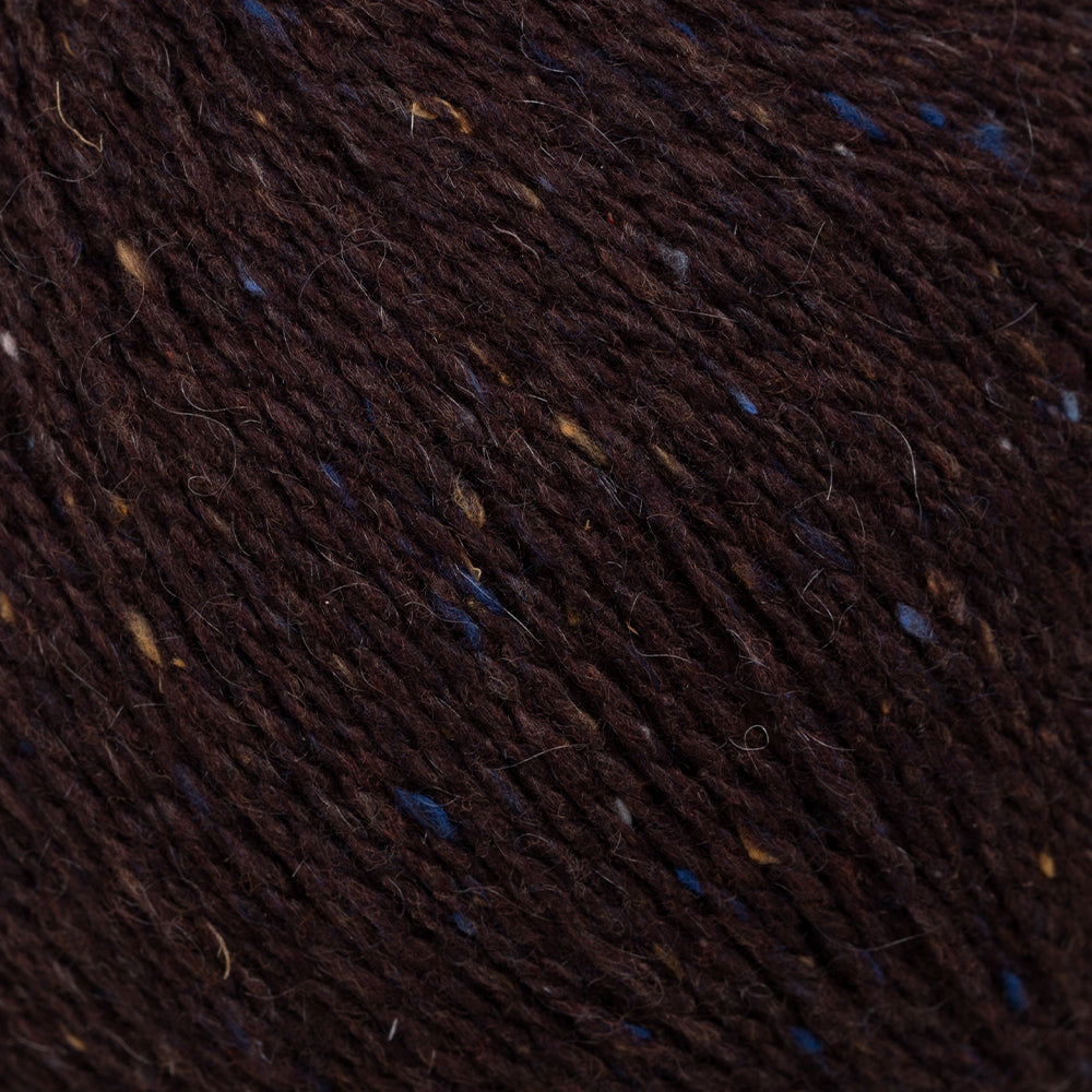 Etrofil Felted Tweed Kahverengi El Örgü İpi - 77211