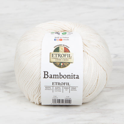 Etrofil Bambonita Bej El Örgü İpi - 71077