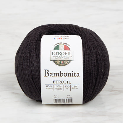 Etrofil Bambonita Siyah El Örgü İpi - 79211