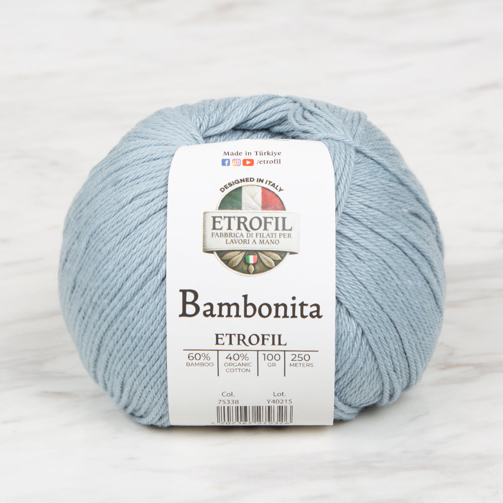 Etrofil Bambonita Turkuaz El Örgü İpi - 75338