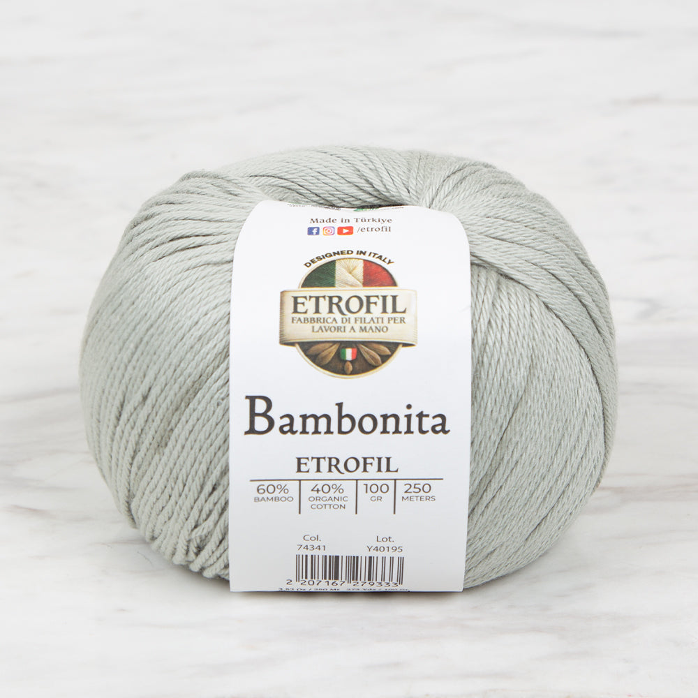 Etrofil Bambonita Açık Yeşil El Örgü İpi - 74341