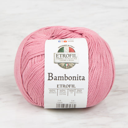 Etrofil Bambonita Pembe El Örgü İpi - 73429