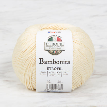Etrofil Bambonita Sarı El Örgü İpi - 72259