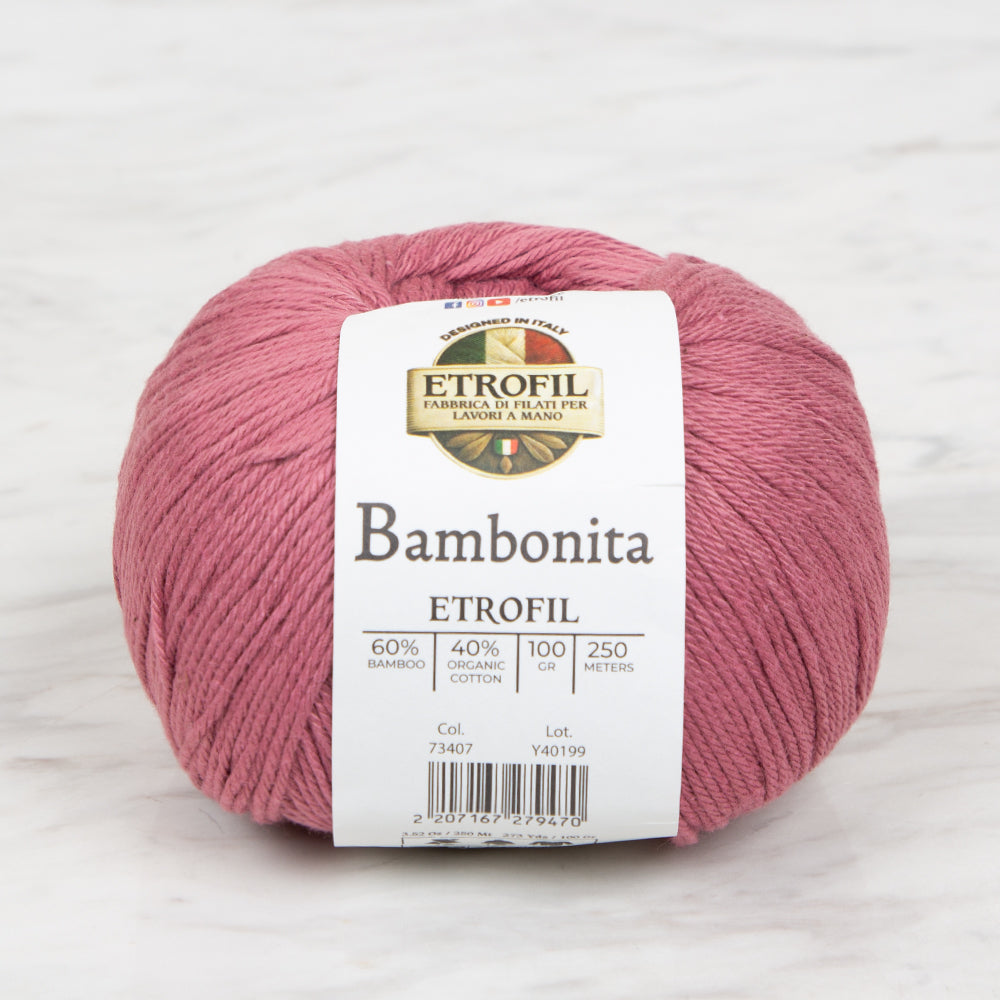 Etrofil Bambonita Gül Kurusu El Örgü İpi - 73407