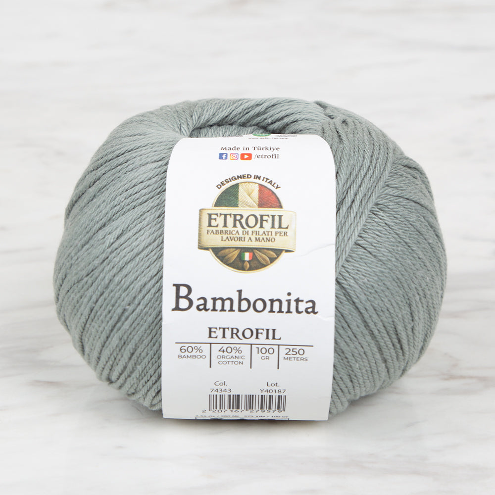 Etrofil Bambonita Yeşil El Örgü İpi - 74343