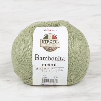 Etrofil Bambonita Yeşil El Örgü İpi - 74342
