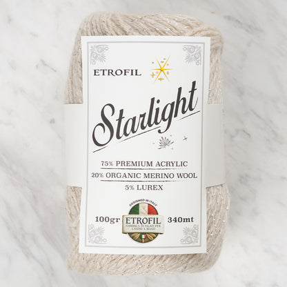 Etrofil Starlight Krem El Örgü İpi - 77011