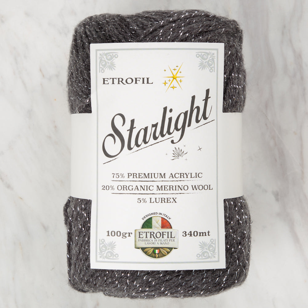 Etrofil Starlight Gri El Örgü İpi - 79027