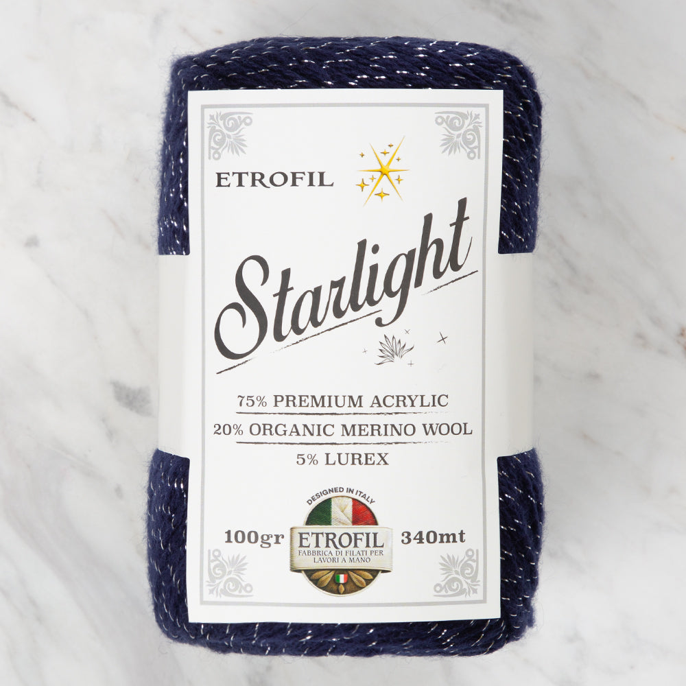 Etrofil Starlight Lacivert El Örgüİpi - 75318