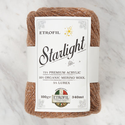Etrofil Starlight Kahverengi El Örgü İpi - 77179