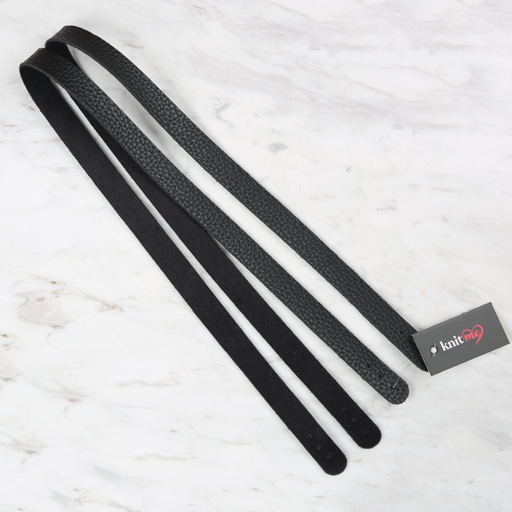 Knitme Spor Dikiş Çanta Askısı 70x1.7 cm (Çift) Siyah BA-0074