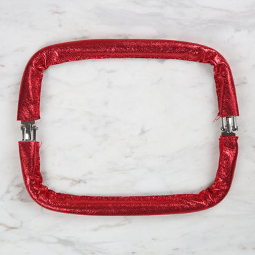 Knitme Gizli Burs 22 cm Kırmızı BA-0024